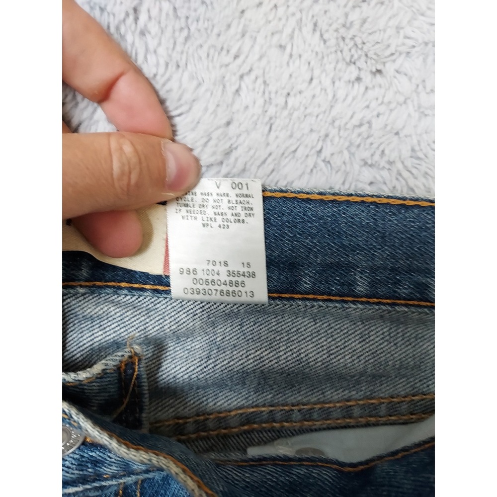 Vintage Levis 560 Jeans Mens 33x30 Y2K Comfort Fit Loose Baggy Denim Blue Skater - Picture 6 of 11